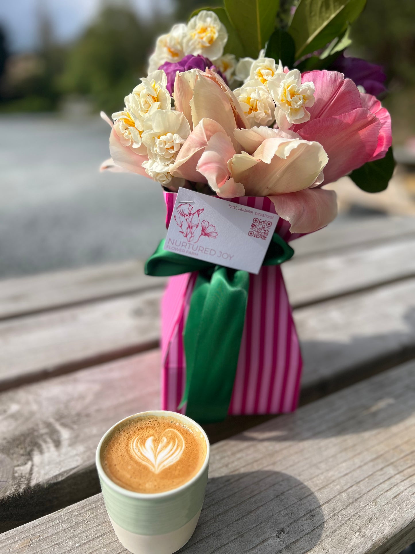 Teacher Thank You Flowers & Coffee Gift Sets